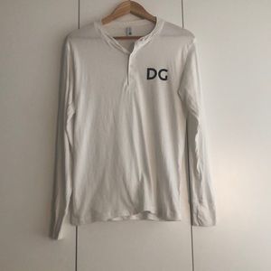 White Long Sleeve DG Delta Gamma Tee